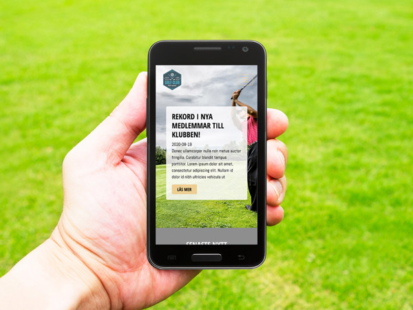 Mobilanpassad
design.